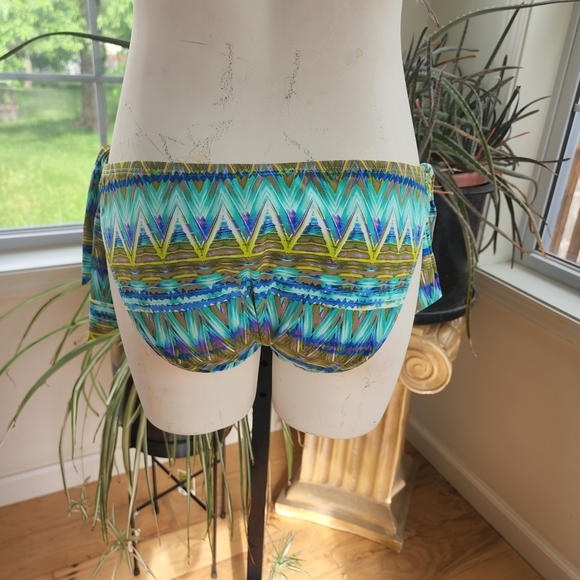 Kenneth Cole Reaction Multi Color Bikini Bottom with Sequins Size M - Picture 5 of 7